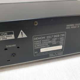 CD проигрыватель Denon DCD-735 made in Europe, работает В комплекте нет пульта. Картинка 11